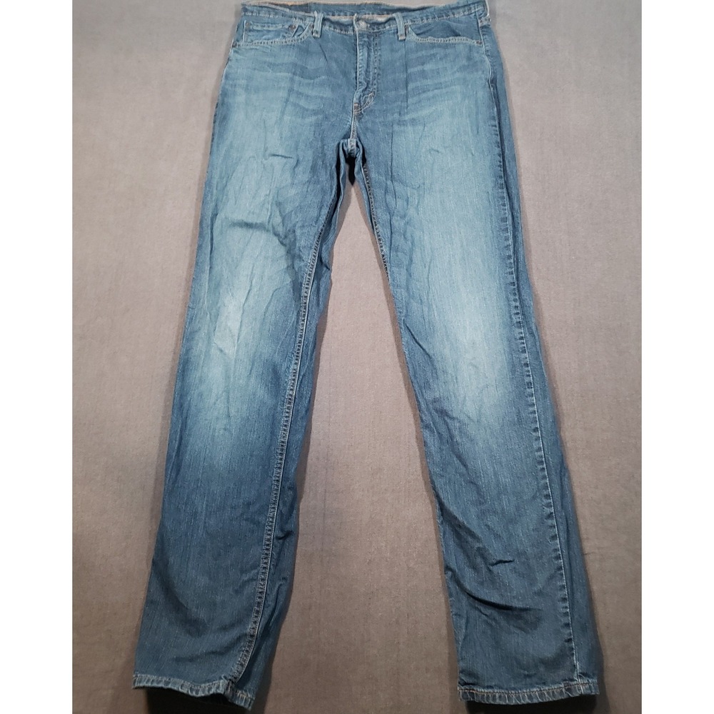 Levi's 541 Athletic Taper Jeans Mens 36x38 Blue Medium Wash Stretch Denim